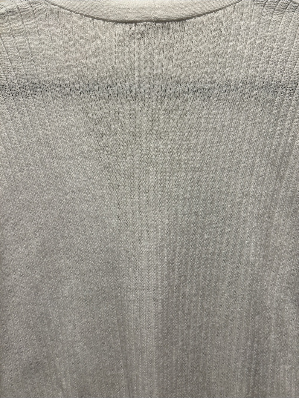 LOFT White Button-Front Lightweight Ribbed Cardigan - Picture 6 of 6